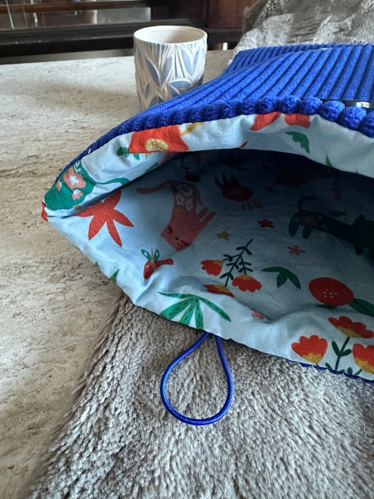 📘 Pochette à Livre - Bleu Électrique⚡